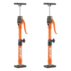 VEVOR Cabinet Jack Support Pole, 2-Pack, 15.75-23.6 Inch Steel Telescopic Quick Support Rod, Adjustable 3rd Hand System up to 220 lbs Capacity for Installing Cabinets, Lifting Drywall, Cargo Bars