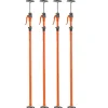 VEVOR Cabinet Jack Support Pole, 4-Pack, 49.2-114.6 Inch Steel Telescopic Quick Support Rod, Adjustable 3rd Hand System up to 198 lbs Capacity for Installing Cabinets, Lifting Drywall, Cargo Bars