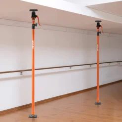 VEVOR Cabinet Jack Support Pole, 4-Pack, 49.2-114.6 Inch Steel Telescopic Quick Support Rod, Adjustable 3rd Hand System up to 198 lbs Capacity for Installing Cabinets, Lifting Drywall, Cargo Bars