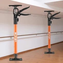 VEVOR Cabinet Jack Support Pole, 2-Pack, 20.8-45.3 Inch Steel Telescopic Quick Support Rod, Adjustable 3rd Hand System up to 154 lbs Capacity for Installing Cabinets, Lifting Drywall, Cargo Bars