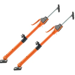VEVOR Cabinet Jack Support Pole, 2-Pack, 25.4-45.3 Inch Steel Telescopic Quick Support Rod, Adjustable 3rd Hand System up to 220 lbs Capacity for Installing Cabinets, Lifting Drywall, Cargo Bars