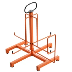 VEVOR Cable Dispenser, Floor or Stud Mounted, Wire Spool Rack, Portable Wire Rack Dispenser with Anti-Slip Metal Handle for Wiring Transport, Swivel Eyelet, for Electrical, Industrial and Retail Use