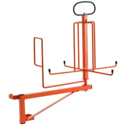 VEVOR Cable Dispenser, Floor or Stud Mounted, Wire Spool Rack, Portable Wire Rack Dispenser with Anti-Slip Metal Handle for Wiring Transport, Swivel Eyelet, for Electrical, Industrial and Retail Use