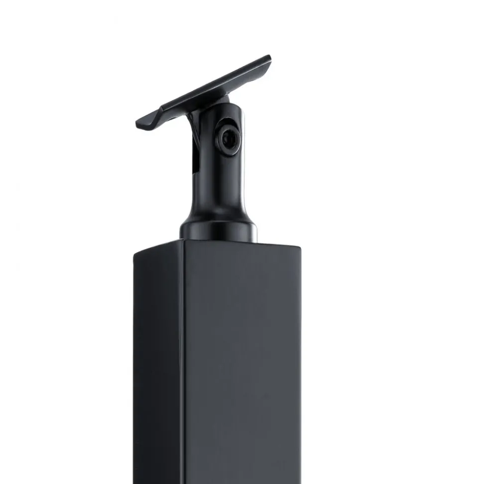 VEVOR Cable Support Post, 36" Height, 2" Width, Steel Construction, No Pre-drilled Holes, Made of Durable SUS304 Stainless Steel, Includes Horizontal and Curved Brackets for Deck and Stair Handrail