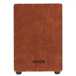 VEVOR Cajon Box Drum Wooden Birchwood Compact Percussion Instrument with Snare Wires