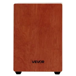 VEVOR Cajon Box Drum Wooden Percussion Instrument Drum with Guitar Strings Birch Wood