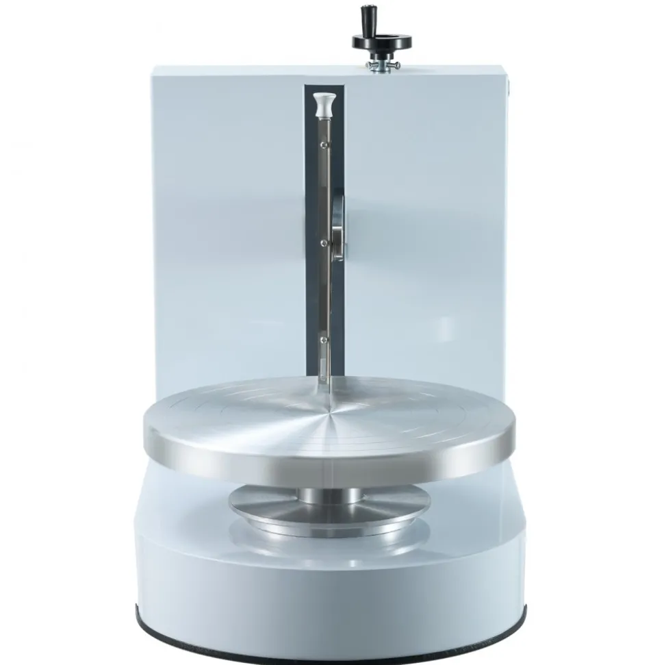 VEVOR Cake Decorating Machine, Cake Cream Spreading Coating Smearing Machine, Low Noise Cake Frosting Machine, Turntable with Adjustable Scraper, for 6" to 14" Cake, 25-320RPM Rotating Speed, White