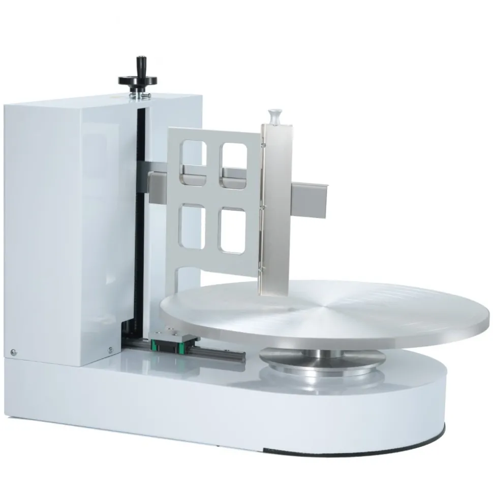 VEVOR Cake Decorating Machine, Cake Cream Spreading Coating Smearing Machine, Low Noise Cake Frosting Machine, Turntable with Adjustable Scraper, for 4" to 16" Cake, 25-320RPM Rotating Speed, White