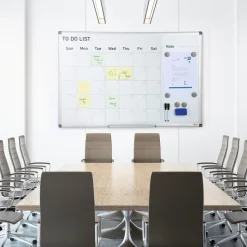 VEVOR Calendar Whiteboard, 36 x 24 Inches Magnetic Dry Erase Calendar Board, Monthly Planner Whiteboard for Wall, 1 Magnetic Erase & 2 Dry Erase Marker & Movable Tray for Restaurant Office Home School