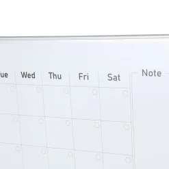 VEVOR Calendar Whiteboard, 36 x 24 Inches Magnetic Dry Erase Calendar Board, Monthly Planner Whiteboard for Wall, 1 Magnetic Erase & 2 Dry Erase Marker & Movable Tray for Restaurant Office Home School