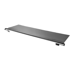 VEVOR Camper Awning Fabric Replacement, 1" to 13', Weatherproof Durable Slide Topper Awning with Bracket, Heavy Duty Slide Topper Awning with Stainless Steel Material, Fit for RV & Motorhome(Black)