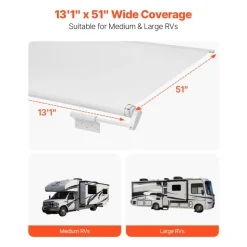 VEVOR Camper Awning Fabric Replacement, 1