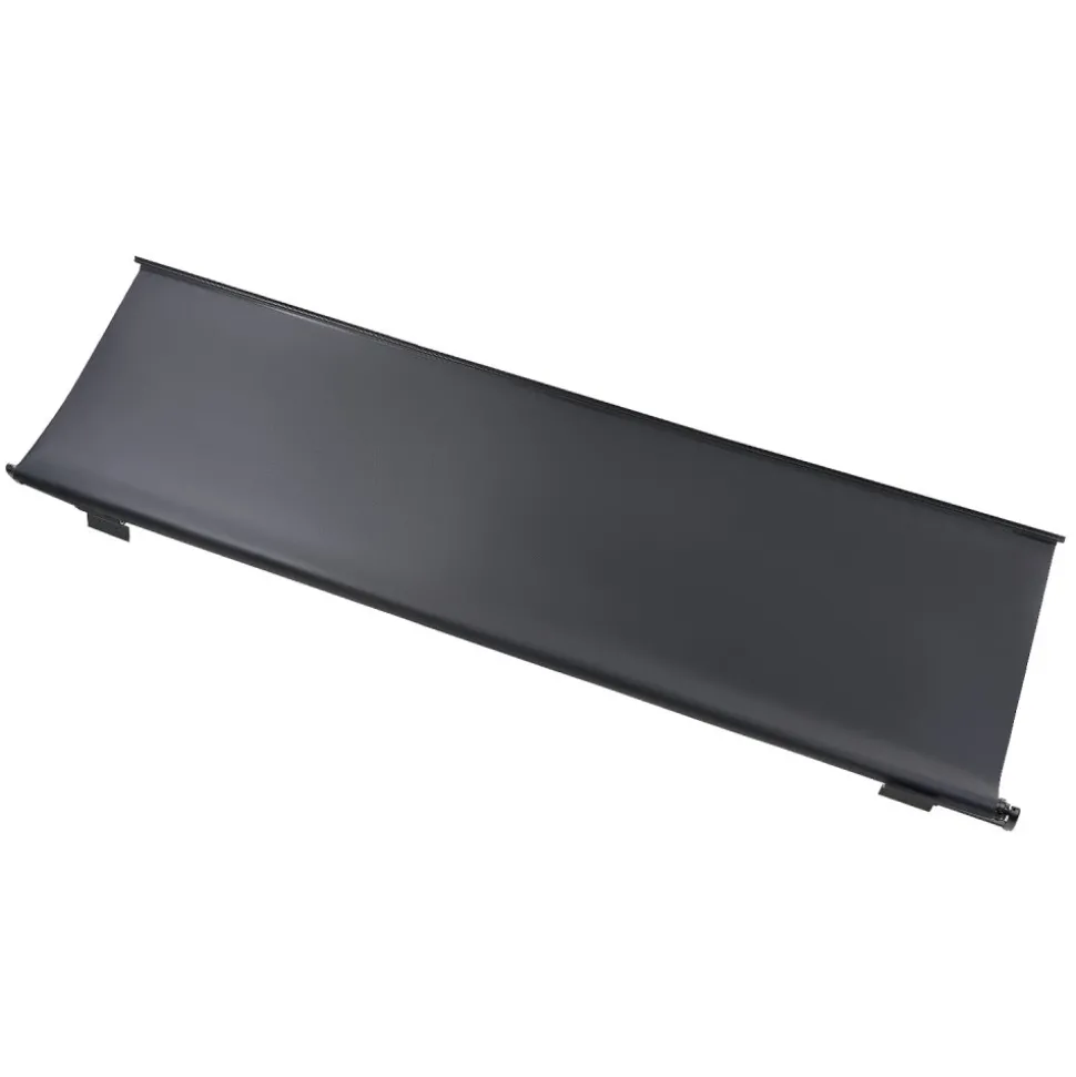 VEVOR Camper Awning Fabric Replacement, 1" to 12', Weatherproof Durable Slide Topper Awning with Bracket, Heavy Duty Slide Topper Awning with Stainless Steel Material, Fit for RV & Motorhome(Black)