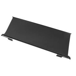 VEVOR Camper Awning Fabric Replacement, 1" to 8', Weatherproof Durable Slide Topper Awning with Bracket, Heavy Duty Slide Topper Awning with Stainless Steel Material, Fit for RV & Motorhome(Black)