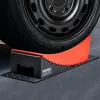 VEVOR Camper Levelers, 2 Pcs RV Leveling Blocks, up to 8818.5lbs Camper Wheel Chocks, Max. 4" Leveling Height Heavy Duty Curved Levelers, RV Camper Leveler Kit with Anti-Slip Mat Carrying Bag Level