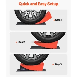 VEVOR Camper Levelers, 2 Pcs RV Leveling Blocks, up to 8818.5lbs Camper Wheel Chocks, Max. 4