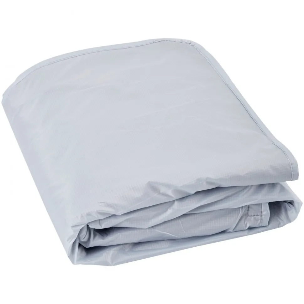 VEVOR Camping Blanket, Large Warm Wearable Stadium Blanket, Waterproof & Windproof, Polyester Fleece, Flame Retardant, Great for Outdoors, Picnics, Hiking, Sports Events, Travel, 79" x 59", Light Grey