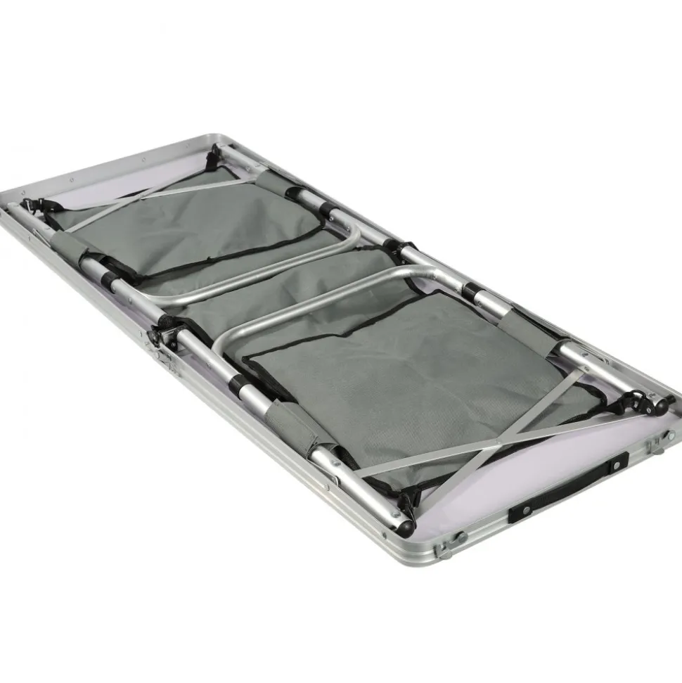 VEVOR Camping Kitchen Table, Quick set-up Folding Camping Table with A Carrying Bag, 3 Adjustable Heights, MDF Camping Table, Ideal for Outdoor Picnics, BBQs, Camping, RV Traveling