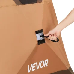 VEVOR Camping Tent, 6 Person Pop Up Instant Cabin Tent with Rainfly & Large Mesh Windows, 60 Seconds Easy Setup, Portable Waterproof Cabin Hub Tents with Carry Bag for Family Outdoor Camping & Hiking