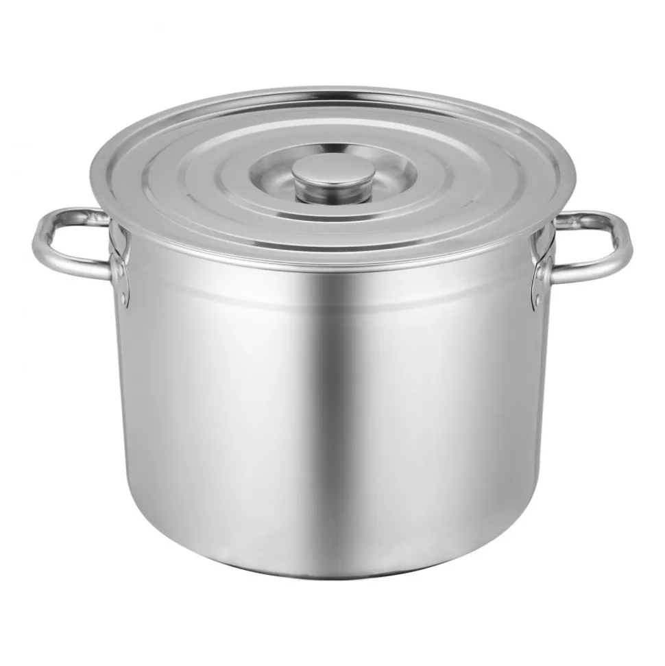 VEVOR Canning Supplies Starter Kit, 11 Pieces Stainless Steel Water Bath Canning Kit for Beginners, Canning Tools Set: Pot, Rack, Lid, Ladle, Funnel, Tongs, Jar Lifter, Wrench, Measuring Cup
