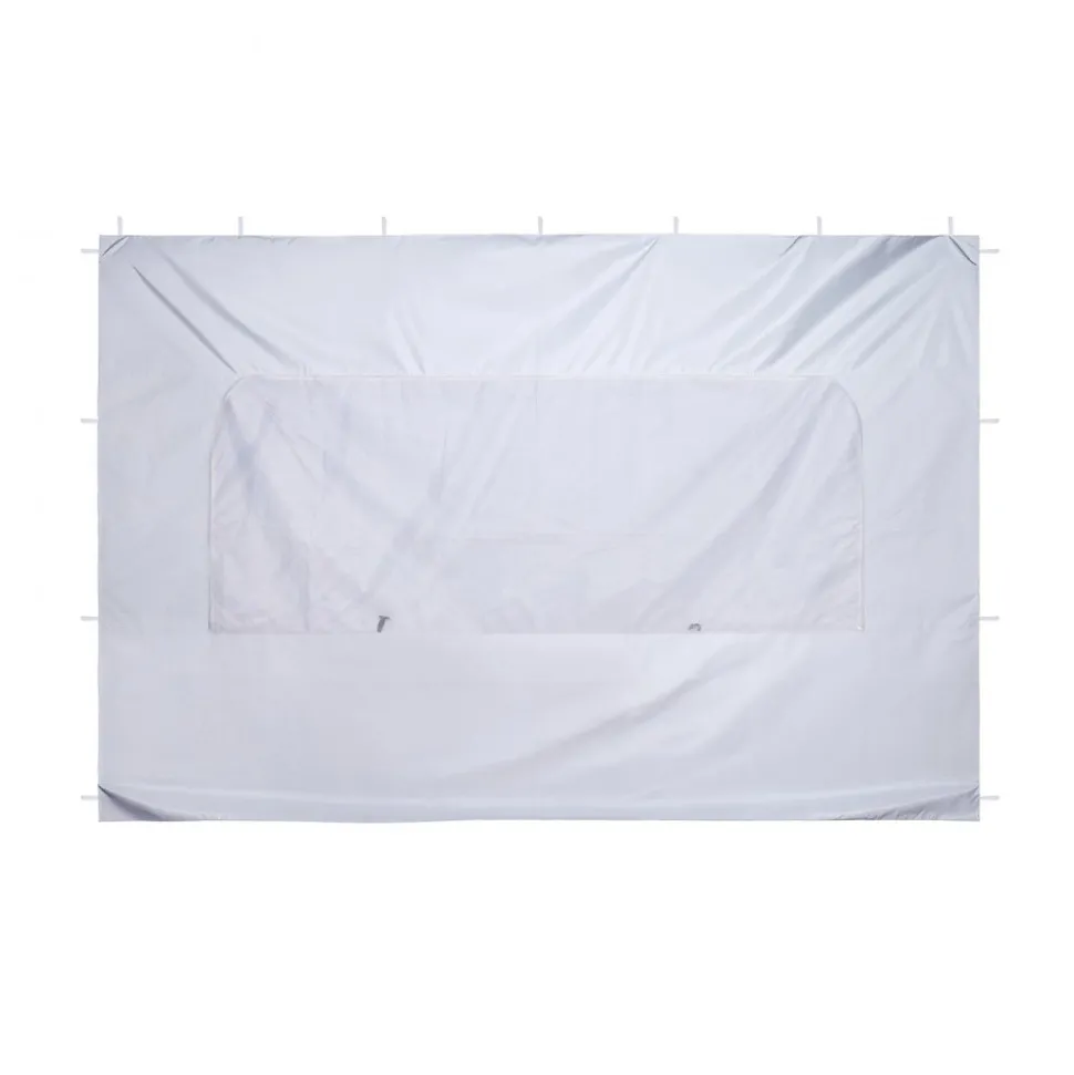 VEVOR Canopy Sidewalls, Fit for 10 x 10 ft Pop Up Canopy Tent, Tent Side Walls with Waterproof and Sunlight Protection Layer for Outdoor Event Tents, Vendor Booths, Camping (1 Sidewall Only, White)