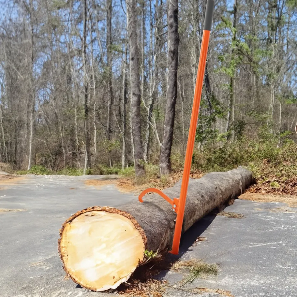 VEVOR Cant Hook Tool, 46.5 in, Heavy Duty Steel Log Roller, Log Lifter Timber Jack 32" Dia Logs, Forestry Logging Tools, Dual Function Log Handler for Rolling and Clamping Logs