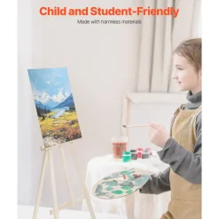 VEVOR Canvas Boards for Painting, 8 x 10 Inch White Canvases for Painting, 40 Pack Painting Canvas Panels for Sketching, Acrylic and Oil Painting, Watercolor, Paint Canvas for Kids and Professionals