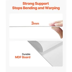 VEVOR Canvas Boards for Painting, 12 x 16 Inch White Canvases for Painting, 24 Pack Painting Canvas Panels for Sketching, Acrylic and Oil Painting, Watercolor, Paint Canvas for Kids and Professionals