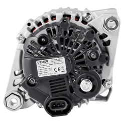 VEVOR Car Alternator 11491, Compatible with Hyundai Sonata 2.4L 2010-2013, Kia Optima 2.4L 2011-2013, Automotive Replacement Alternator with Aluminum Housing and Pure Copper Round Coil, 37300-2G150