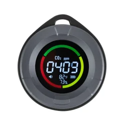 VEVOR Carbon Dioxide Monitor, CO2 Controller with Temperature and Humidity Display, NDIR Sensor Carbon Dioxide Detector, for Outdoors, Home, Office, Car, Lightweight & Portable