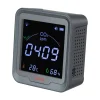 VEVOR Carbon Dioxide Monitor, CO2 Controller with Temperature and Humidity Display, NDIR Sensor Carbon Dioxide Detector, for Outdoors, Home, Office, Car, Wall-Mounted Use