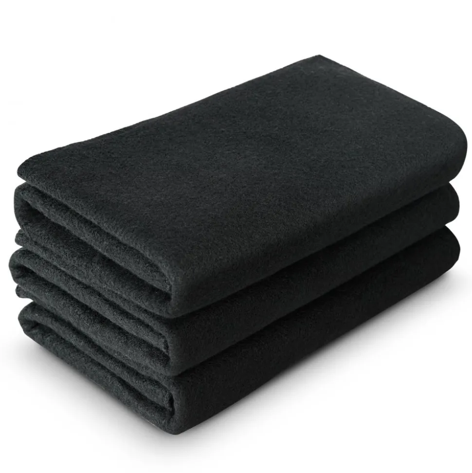 VEVOR Carbon Felt Welding Blanket 4 Pack, 37" x 36" Flame Retardant Welding Blanket, Up To 1800°F Heat Resistant Blanket Set, Cuttable Carbon Fiber Fire Retardant Insulation Welding Mat Pad