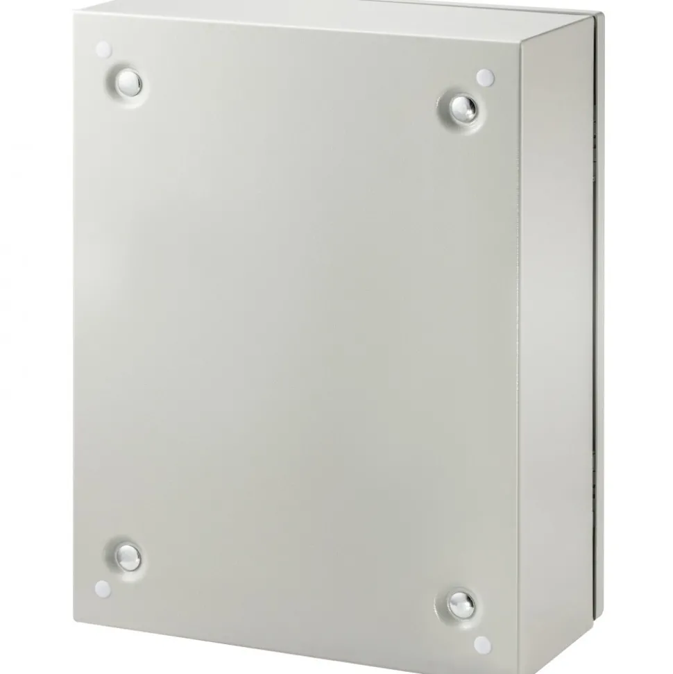 VEVOR Carbon Steel Electrical Box, 16x12x6 inches, Hinged Cover, IP66 Waterproof & Dust Resistant, Suitable for Outdoor Use, Includes Mounting Plate