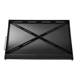 VEVOR Carbon Steel Griddle, 24x16 inch Universal Flat Top Rectangular Plate, Gas Grill Griddle for BBQ Grill, Teppanyaki, Portable Family Cookware with Handle, for Camping Tailgating Party