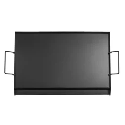 VEVOR Carbon Steel Griddle, 24x16 inch Universal Flat Top Rectangular Plate, Gas Grill Griddle for BBQ Grill, Teppanyaki, Portable Family Cookware with Handle, for Camping Tailgating Party