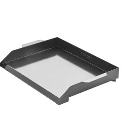 VEVOR Carbon Steel Griddle, 20x16 inch Universal Flat Top Rectangular Plate, Gas Grill Griddle for BBQ Grill, Teppanyaki, Portable Family Cookware, for Camping Tailgating Party, Black