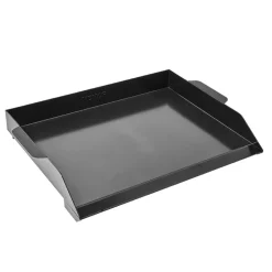 VEVOR Carbon Steel Griddle, 20x16 inch Universal Flat Top Rectangular Plate, Gas Grill Griddle for BBQ Grill, Teppanyaki, Portable Family Cookware, for Camping Tailgating Party, Black