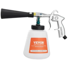 VEVOR Car Cleaning Gun, 6-9.2 Bar High-Pressure Air Blow Gun with 2 Set Nozzles, 360° Rotating Nozzle for Thorough Cleaning, Quickly Blasts Dirt and Dust from Surface, Work with 1/4 NPT Air Compressor