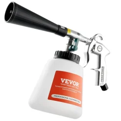 VEVOR Car Cleaning Gun, 6-9.2 Bar High-Pressure Air Blow Gun with 2 Set Nozzles, 360° Rotating Nozzle for Thorough Cleaning, Quickly Blasts Dirt and Dust from Surface, Work with 1/4 NPT Air Compressor