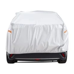 VEVOR Car Cover, Car Cover Waterproof for Toyota Camry Mid Size Sedan, Custom-fit All Weather Sun Rain Wind Frost Dust Snow Protection Full Exterior Covers with Door Zipper and Cotton Lining, Silver