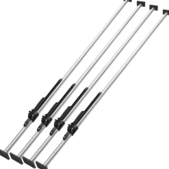 VEVOR Cargo Bar, Cargo Bar Adjustable from 89" to 104", Heavy-duty Steel Cargo Stabilizer Bar with 309 lbs Capacity, Truck Bed Load Bar for Truck Bed, Trailer, Semi Trailer (4 pcs)