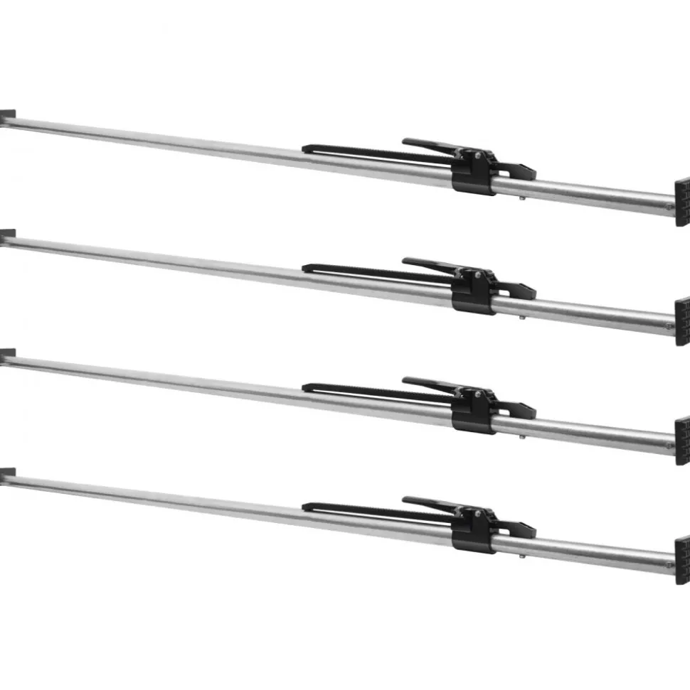 VEVOR Cargo Bar, Cargo Bar Adjustable from 89" to 104", Heavy-duty Steel Cargo Stabilizer Bar with 309 lbs Capacity, Truck Bed Load Bar for Truck Bed, Trailer, Semi Trailer (4 pcs)