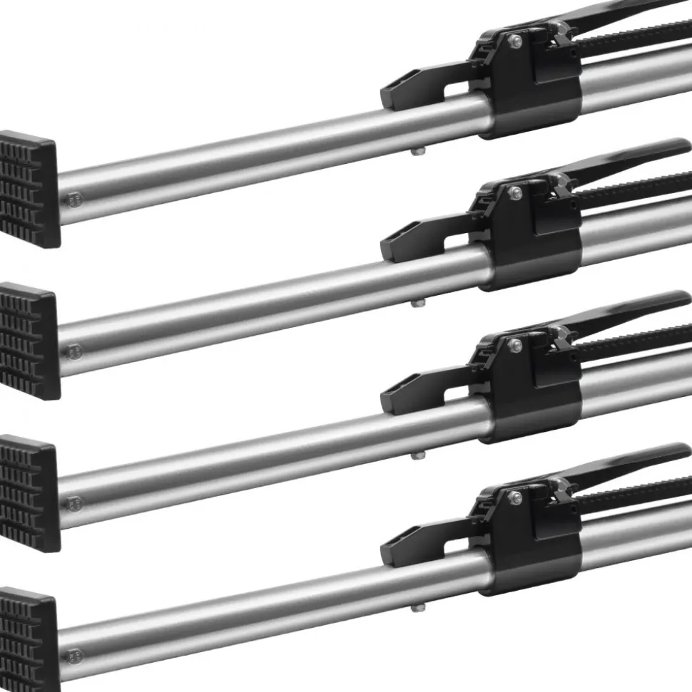 VEVOR Cargo Bar, Cargo Bar Adjustable from 89" to 104", Heavy-duty Steel Cargo Stabilizer Bar with 309 lbs Capacity, Truck Bed Load Bar for Truck Bed, Trailer, Semi Trailer (4 pcs)