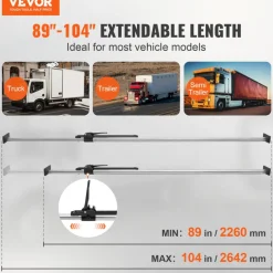 VEVOR Cargo Bar, Cargo Bar Adjustable from 89