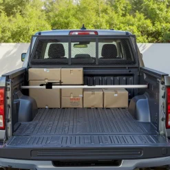 VEVOR Cargo Bar, Cargo Bar Adjustable from 59" to 73", Heavy-duty Steel Cargos Stabilizer with Non-Slip Foot Pads, Telescoping Load Lock Bars Stop Sliding for Pickup Truck
