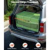 VEVOR Cargo Bar, Cargo Bar Adjustable from 40" to 73", Heavy-duty Steel Cargos Stabilizer with Storage Net & Non-Slip Foot Pads, Telescoping Load Lock Bars Stop Sliding for SUVs, Sedans