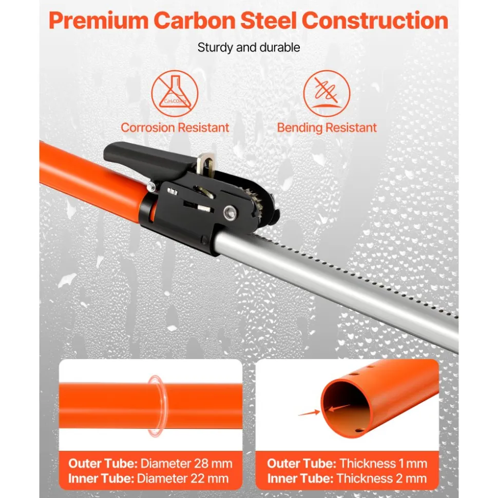 VEVOR Cargo Bar, Cargo Bar Adjustable from 40" to 73", Heavy-duty Steel Cargos Stabilizer with Storage Net & Non-Slip Foot Pads, Telescoping Load Lock Bars Stop Sliding for SUVs, Sedans