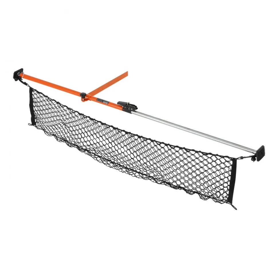 VEVOR Cargo Bar, Cargo Bars Adjustable from 40" to 73", Heavy-duty Steel Cargos Stabilizer with Storage Net & Divider Bar, Telescoping Load Lock Bars for SUVs, Sedans