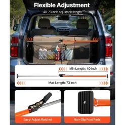 VEVOR Cargo Bar, Cargo Bars Adjustable from 40