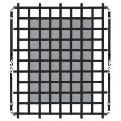 VEVOR Cargo Net, 120 in x 105 in, Heavy Duty Truck Cargo Net for Truck Bed, 4 Adjustable Straps with Carabiners and Rubber Coated Hooks, Durable, Suitable for Pickup, Jeep, Truck, SUV, Boat (Black)